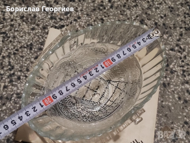 Стъклена кошница бонбониера, снимка 6 - Аксесоари за кухня - 51972851