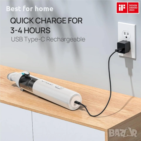 Прахосмукачка за кола Ofuzzi H8 Apex, преносима ръчна прахосмукачка с висока мощност 12000Pa, снимка 6 - Прахосмукачки - 53525780