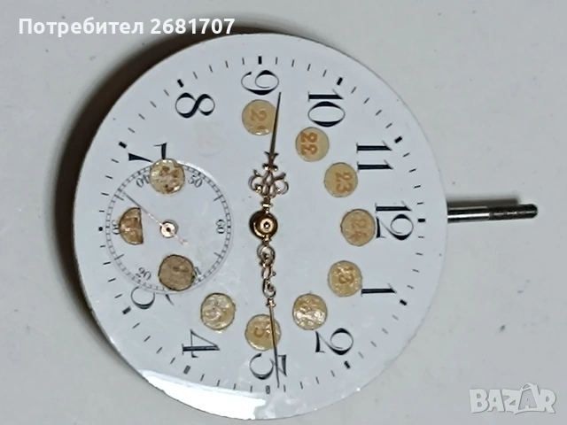 механизъм от джобен часовник 