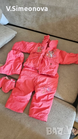 Яке, грейка, ръкавици, качулка за зимата от 1 до 3 г