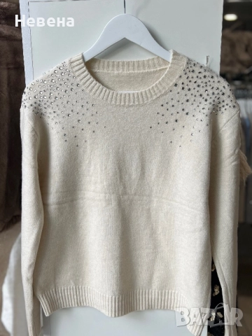 Дамска блуза плетиво, снимка 3 - Блузи с дълъг ръкав и пуловери - 52752050