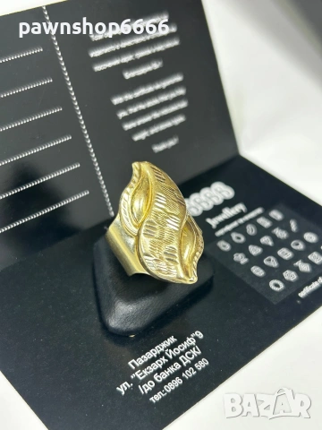Златен пръстен 14К - 2,38 гр, снимка 3 - Пръстени - 53797368