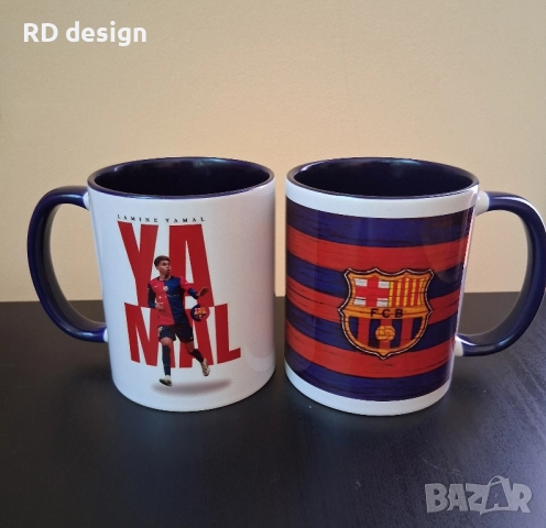 Комплект чаши Ямал и Барселона , снимка 3 - Фен артикули - 51627009