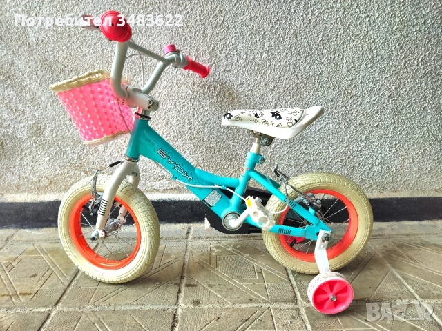 Детско колело/велосипед Byox 12 цола., снимка 2 - Велосипеди - 54175600