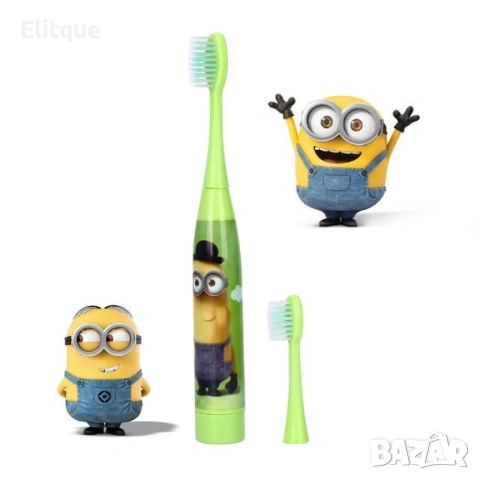 Детска електрическа ултразвукова четка за зъби с допълнителен накрайник, снимка 2 - Други - 53428870