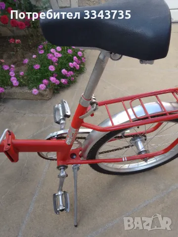 Велосипед Балканче /Пони/сгъваемо 20 цола ретро от соца., снимка 3 - Велосипеди - 50437595
