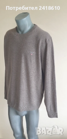 Gant Wool Knit Embroidered Logo Crew Neck Sweater Mens Size XL/ НОВО! ОРИГИНАЛ! Мъжки Вълнeн Пуловер, снимка 8 - Пуловери - 52040715
