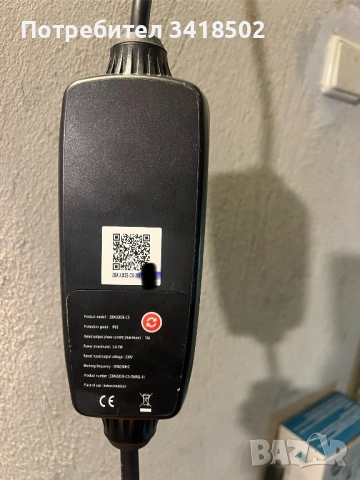 Мобилна зарядна станция 16А Тип 2 Type 2 към домашен шуко за електромобил, plug in хибрид, снимка 2 - Аксесоари и консумативи - 49327056