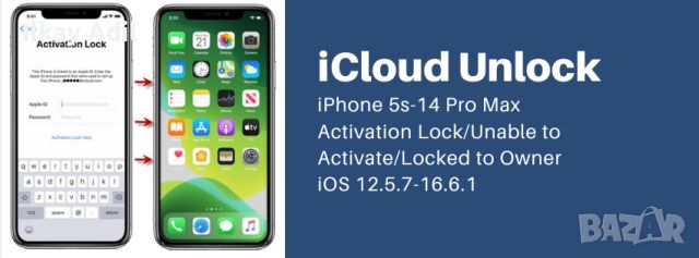 iPhone iCloud Unlock, снимка 1 - Apple iPhone - 45190842