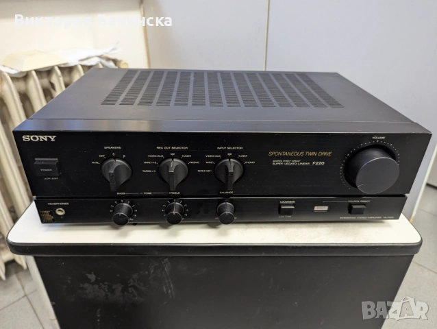 Sony TA F 220, снимка 4 - Ресийвъри, усилватели, смесителни пултове - 53918199