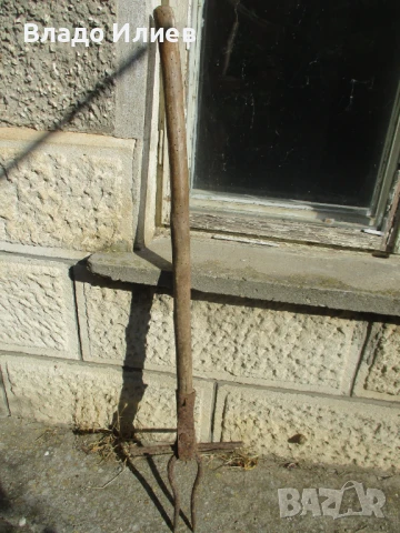 Стари масивни ковани вили за изваждане на цвекло 2 броя, снимка 5 - Други инструменти - 50906970