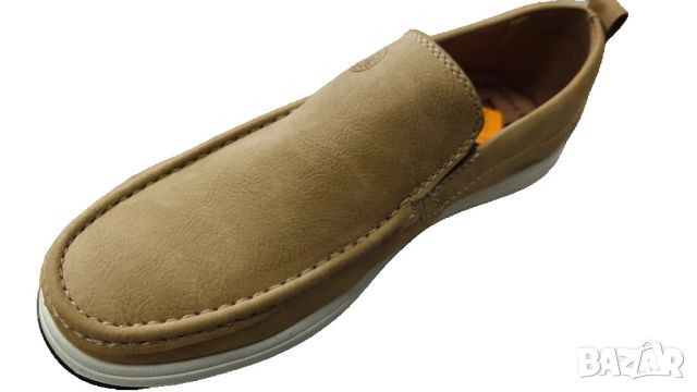 Мъжки елегантни кожени обувки без връзки, снимка 4 - Официални обувки - 45718579