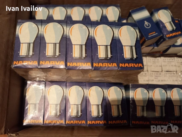 Ретро крушки NARVA 6V 21W – чисто нови , снимка 2 - Части - 54099742