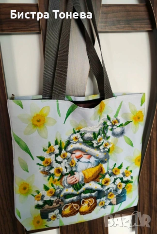 Чанта нашита с мъниста, снимка 3 - Чанти - 53294654