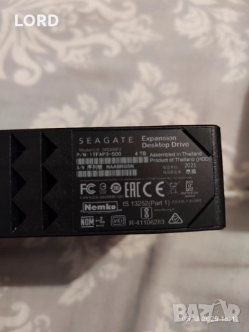 Хард диск 4TB Seagate Baracuda Compute 256MB, 5400RPM , снимка 2 - Твърди дискове - 52665703