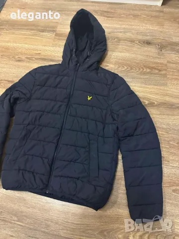 Lyle & Scott изолирано зимно мъжко яке размер S, снимка 5 - Якета - 48631623