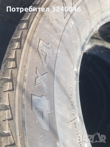4бр. Зимни гуми 265/60/18 Bridgestone, снимка 5 - Гуми и джанти - 52153393