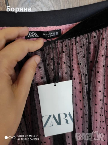 ZARA нова с етикет тюлена пола, снимка 2 - Поли - 51285650