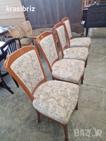 Масивни Столове-4 бр -внос от Германия!ОБЯВЕНАТА ЦЕНА Е ЗА БРОЙ!, снимка 3 - Столове - 51768452