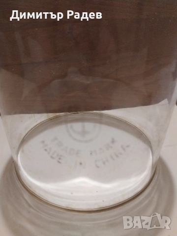 РЕТРО ЧАШИ ЗА СЛАДОЛЕД И ДР.--НОВИ- 1972 г Стъкло за петромакс --ново р--ри Ф 110 мм Н 120 мм , снимка 9 - Чаши - 48449650