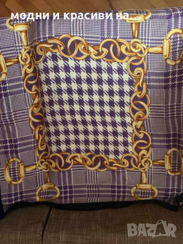 Копринен шал в лилава гама, снимка 8 - Шалове - 52198445