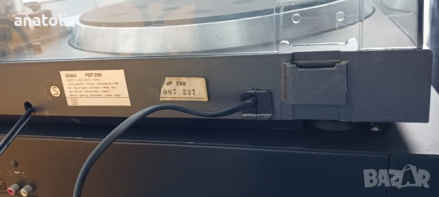 Saba psp-250 грамофон директ драйв , снимка 5 - Грамофони - 54106841