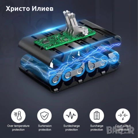 Резервна батерия за прахосмукачка Dyson V6 V7 V8 V10 6000mAh , снимка 2 - Прахосмукачки - 53644230