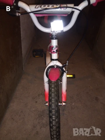 Детски велосипед REACTOR Foxy Girl 16 цола Розов за момиче колело , снимка 2 - Велосипеди - 50511073