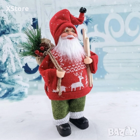 Празнична фигура Дядо Коледа – Идеална украса за дома и подарък, снимка 2 - Декорация за дома - 52571675