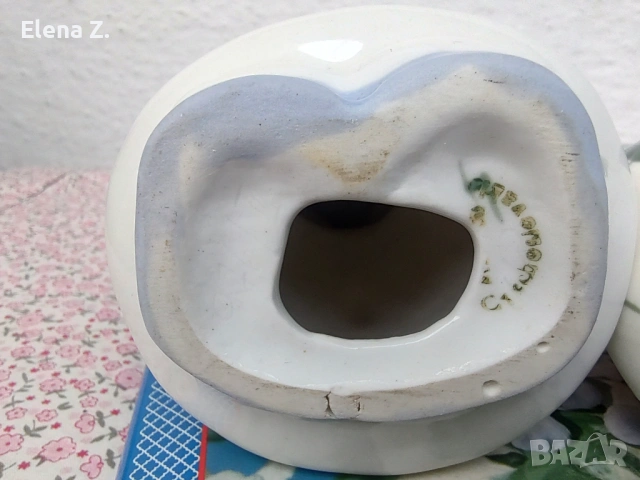 Royal Dux Czechoslovakia двойка винтидж фигурки на зайчета, снимка 17 - Колекции - 53705068