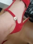 Мichael Kors Червени Сандали на ток , снимка 3