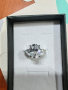 Сребърен пръстен с кубичен цирконий, снимка 1 - Пръстени - 45017309