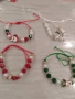 Коледни гривни ,ръчна изработка , снимка 5