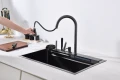 Смарт кухненска мивка със сензорен смесител, снимка 4