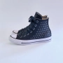 Converse All Star - Leather Black Silver 36, снимка 3