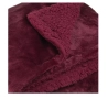 Коледно Одеяло, зимна декорация, бордо, велур 160x130 см, снимка 2