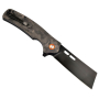 Сгъваем нож Dulotec K261-BK дръжка от G10 с карбоново покритие и D2 стомана, снимка 2