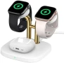 Ново Безжично зарядно 2 в 1 Apple Watch + AirPods слушалки часовник, снимка 1