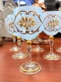 Невероятно красив комплект чаши - Бохемия. No7891, снимка 3