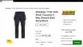 BLAKLADER 1720-1645 4-Way Stretch Work Trousers размер 52 / L еластичен работен панталон W4-593, снимка 2