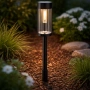 Градинската соларна лампа XF-2902 - стилно и практично решение за осветление на двор, алеи и тераси, снимка 3