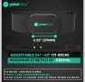 POWR LABS Bluetooth и ANT+ пулсомер с колан за гърди Garmin Wahoo,Polar Strava,Peloton приложения , снимка 6