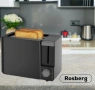Тостер Rosberg, 700W, 2 филийки, снимка 1