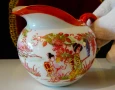 Каничка японски порцелан,злато,гейши. , снимка 3