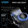 Професионална машинка за подстригване VGR PRO V-001, Син, снимка 5