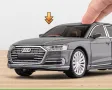 Премиум Метална количка AUDI A8 1:24 , снимка 7