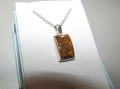 Сребърни бижута с кехлибар, снимка 4