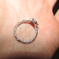Сребърен пръстен с етиопски опал 8x7, тегло 2.5гр., снимка 4 - Пръстени - 45026482