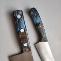 Solingen Качествен немски комплект нож сатър Солинген, снимка 6 - Прибори за хранене, готвене и сервиране - 45631846