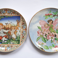 VILLEROY & BOCH – Немски порцелан чиния за стена с деца момче момиче , снимка 1 - Други ценни предмети - 45060306